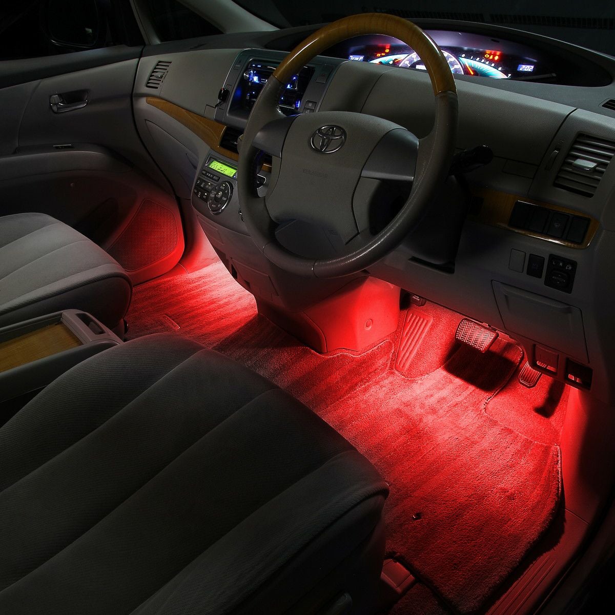 エスティマ(ACR50・55/GSR50・55/AHR20)専用LEDフットライトキット